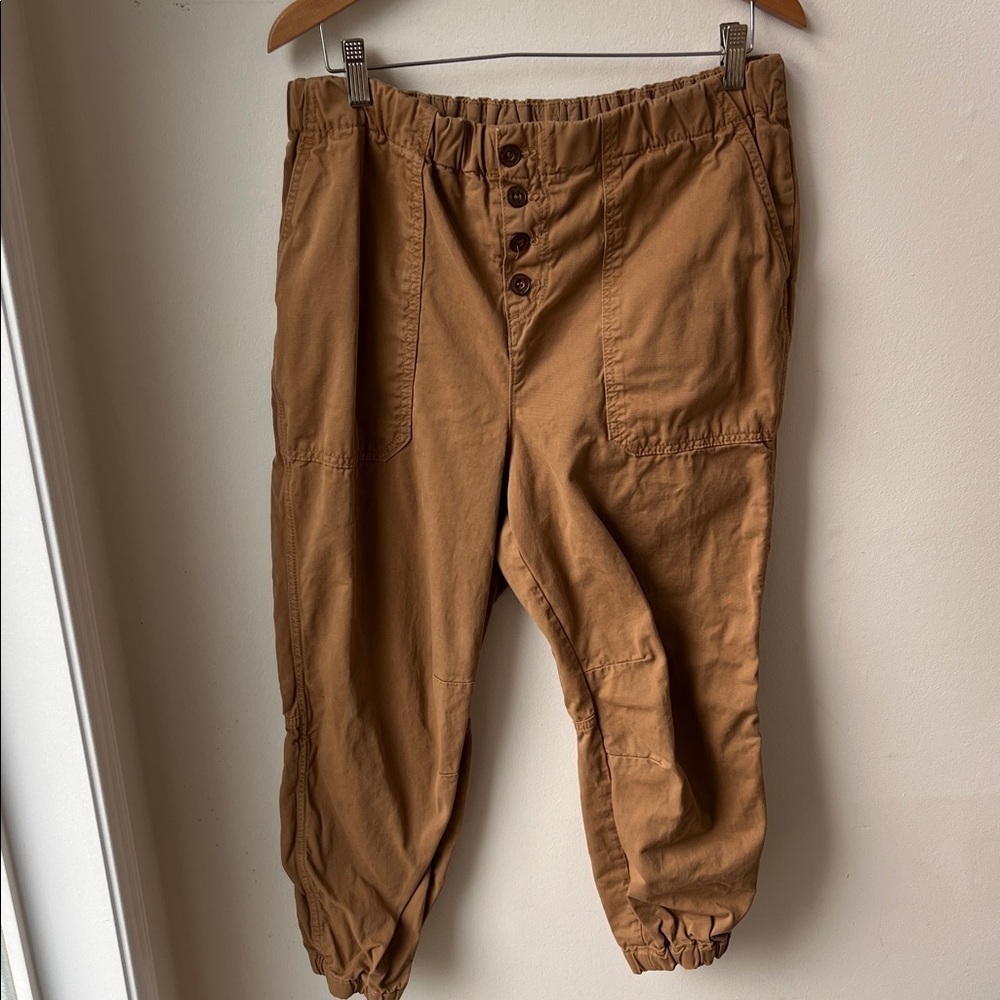 Free People Cadet Pull-On Joggers Brown Size Large L OB957305